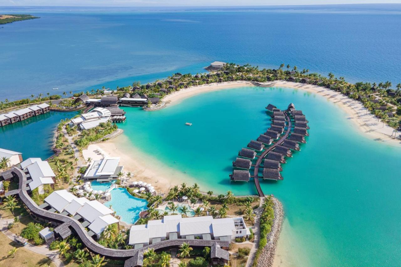 Fiji Marriott Resort Momi Bay Kültér fotó Aerial view of the resort