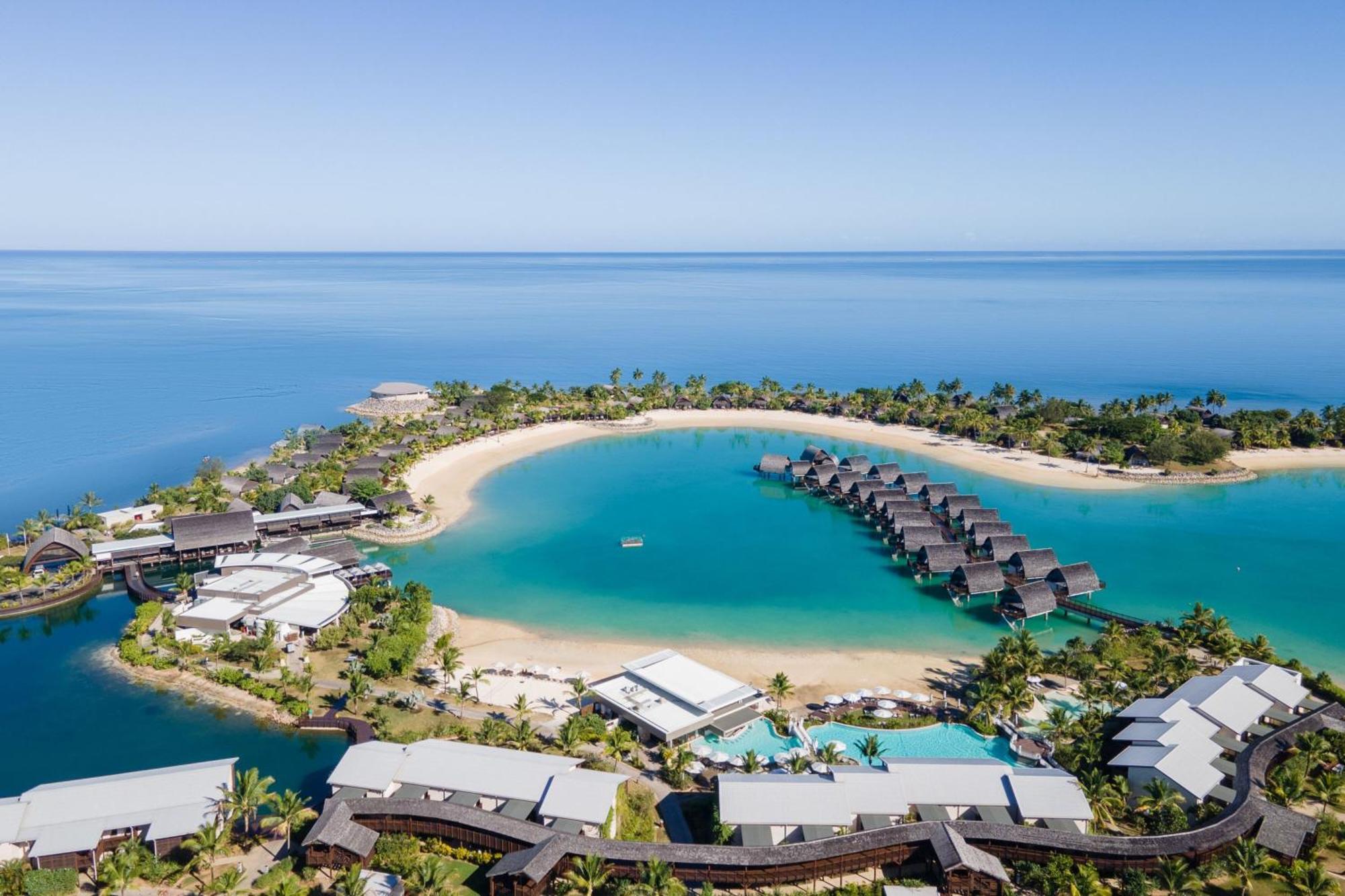 Fiji Marriott Resort Momi Bay Kültér fotó Aerial view of the resort